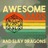 Awesome Dads Explore Dungeons DM RPG Dice Dragon Legacy Tie Dye Trucker Hat