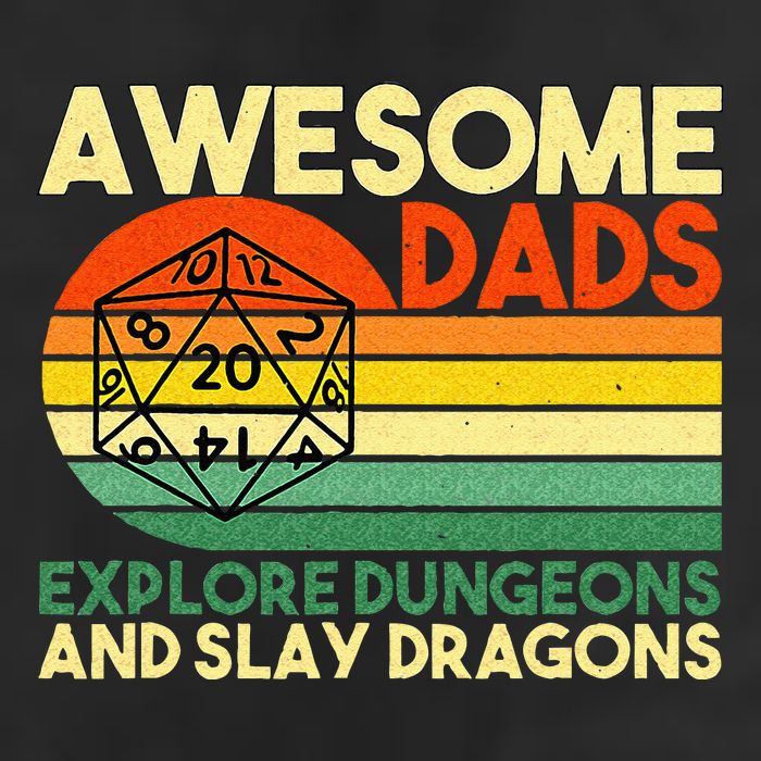 Awesome Dads Explore Dungeons DM RPG Dice Dragon Cool Comfort Performance Bucket Hat