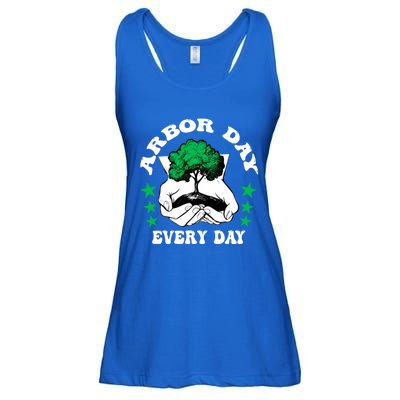 Arbor Day Everyday National Environtal Awareness Tree Gift Ladies Essential Flowy Tank