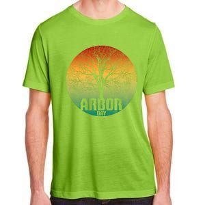 Arbor Day Earth Day Plant Trees Retro Nature Climate Earth Gift Adult ChromaSoft Performance T-Shirt