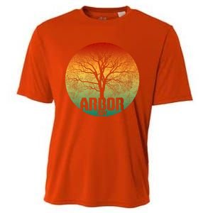 Arbor Day Earth Day Plant Trees Retro Nature Climate Earth Gift Cooling Performance Crew T-Shirt