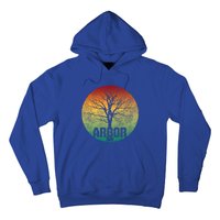 Arbor Day Earth Day Plant Trees Retro Nature Climate Earth Gift Hoodie