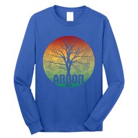 Arbor Day Earth Day Plant Trees Retro Nature Climate Earth Gift Long Sleeve Shirt