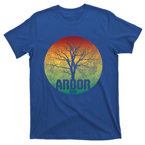 Arbor Day Earth Day Plant Trees Retro Nature Climate Earth Gift T-Shirt