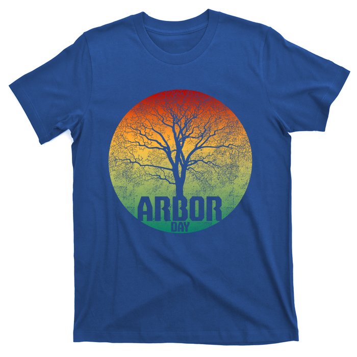 Arbor Day Earth Day Plant Trees Retro Nature Climate Earth Gift T-Shirt