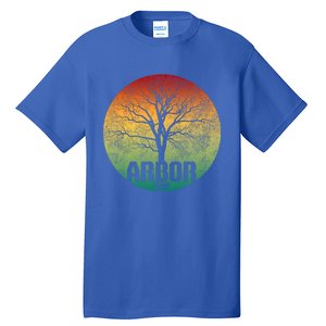 Arbor Day Earth Day Plant Trees Retro Nature Climate Earth Gift Tall T-Shirt