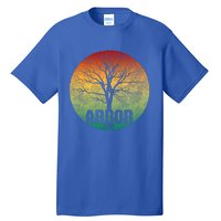 Arbor Day Earth Day Plant Trees Retro Nature Climate Earth Gift Tall T-Shirt