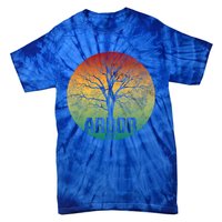 Arbor Day Earth Day Plant Trees Retro Nature Climate Earth Gift Tie-Dye T-Shirt