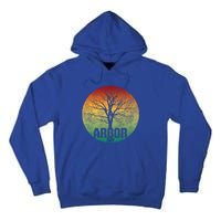 Arbor Day Earth Day Plant Trees Retro Nature Climate Earth Gift Tall Hoodie