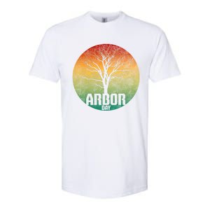 Arbor Day Earth Day Plant Trees Retro Nature Climate Earth Gift Softstyle CVC T-Shirt