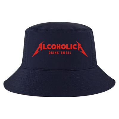 Alcoholica Drink 'Em All Cool Comfort Performance Bucket Hat
