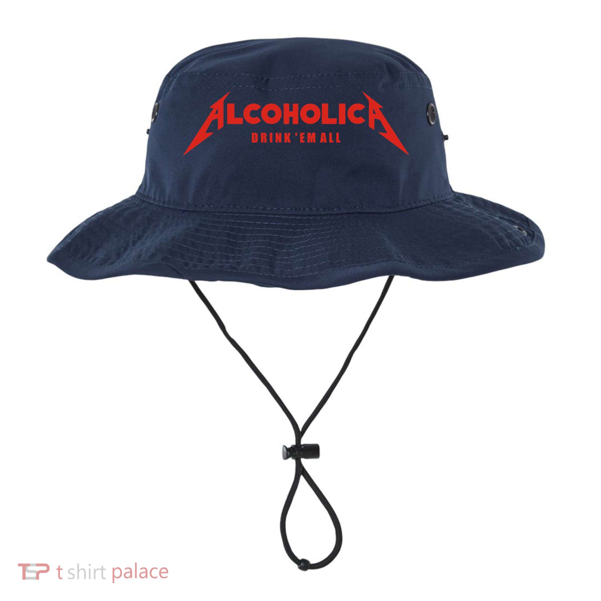 Alcoholica Drink 'Em All Bucket Hat