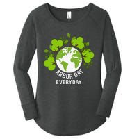 Arbor Day Everyday Earth Planet Anniversary Women's Perfect Tri Tunic Long Sleeve Shirt