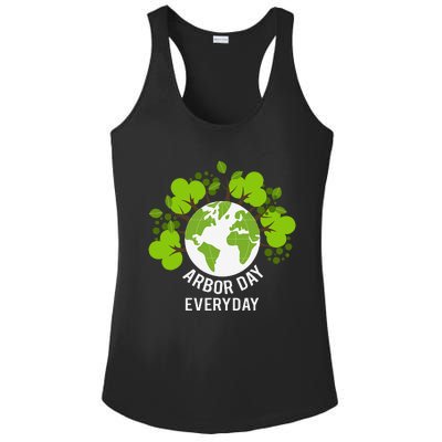 Arbor Day Everyday Earth Planet Anniversary Ladies PosiCharge Competitor Racerback Tank