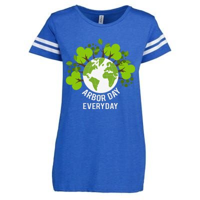 Arbor Day Everyday Earth Planet Anniversary Enza Ladies Jersey Football T-Shirt