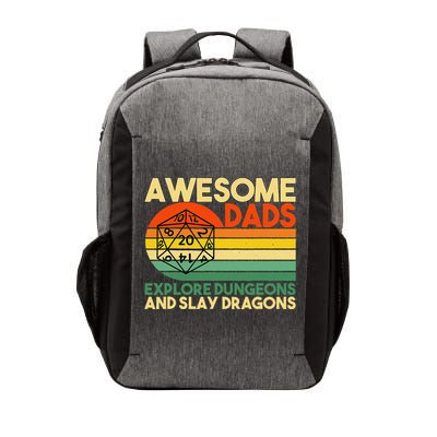 Awesome Dads Explore Dungeons Dm Rpg Dice Dragon Vector Backpack