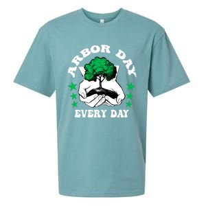 Arbor Day Everyday National Environtal Awareness Tree Gift Sueded Cloud Jersey T-Shirt