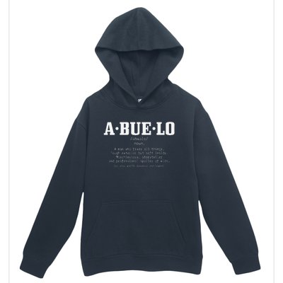 Abuelo Definition Funny Puerto Rican Mexican Fathers Day Urban Pullover Hoodie