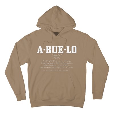 Abuelo Definition Funny Puerto Rican Mexican Fathers Day Hoodie