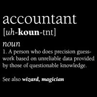 Accountant Definition Funny Accounting Gift TShirt Cooling Performance Crew T-Shirt