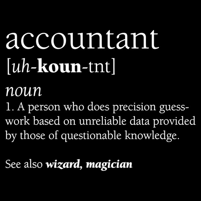 Accountant Definition Funny Accounting Gift TShirt Cooling Performance Crew T-Shirt