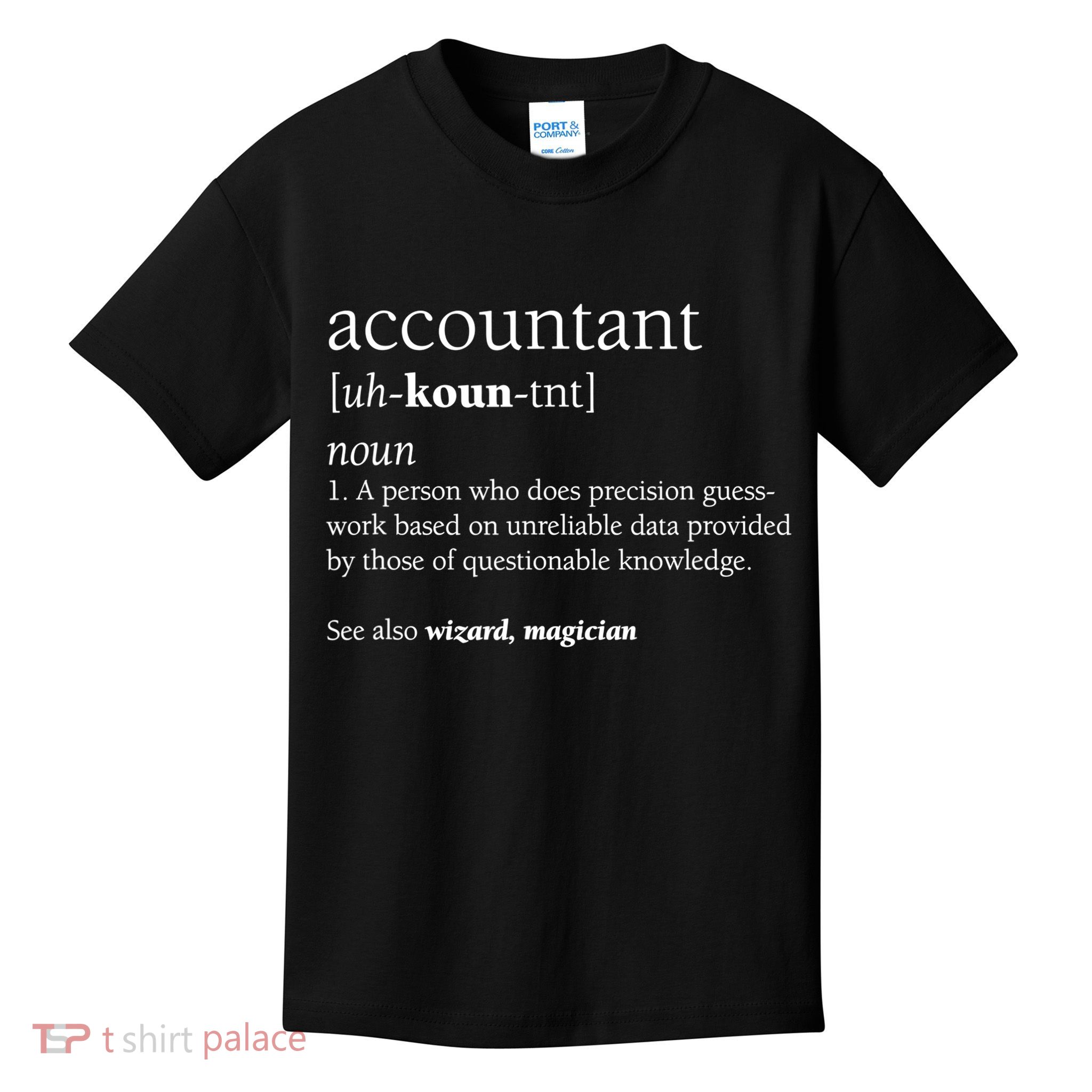 Accountant Definition Funny Accounting Gift TShirt Kids T-Shirt