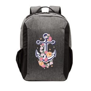 Anchor Design For Anker Ship Lover Flowery Vector Backpack