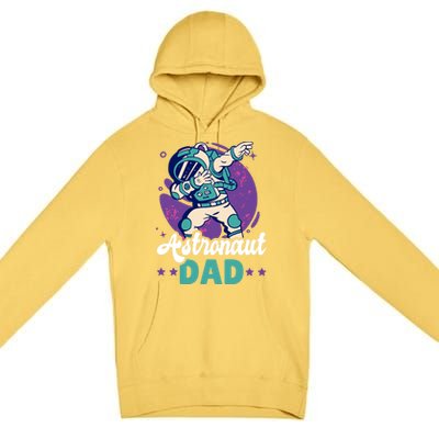 Astronaut Dad For The Galaxy For Father's Day Great Gift Premium Pullover Hoodie