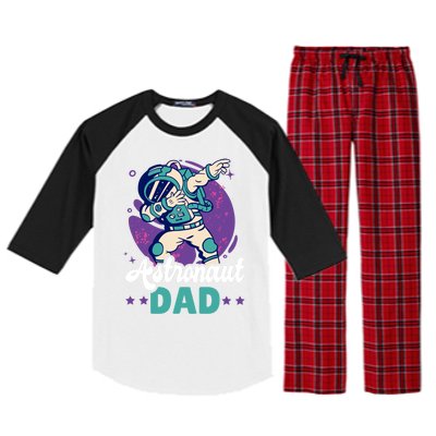 Astronaut Dad For The Galaxy For Father's Day Great Gift Raglan Sleeve Pajama Set