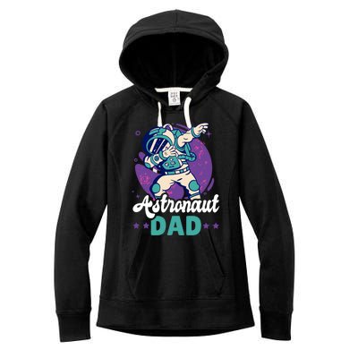 Astronaut Dad For The Galaxy For Father's Day Great Gift Women's Fleece Hoodie