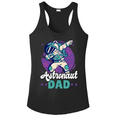 Astronaut Dad For The Galaxy For Father's Day Great Gift Ladies PosiCharge Competitor Racerback Tank