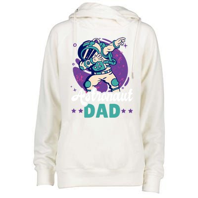 Astronaut Dad For The Galaxy For Father's Day Great Gift Womens Funnel Neck Pullover Hood