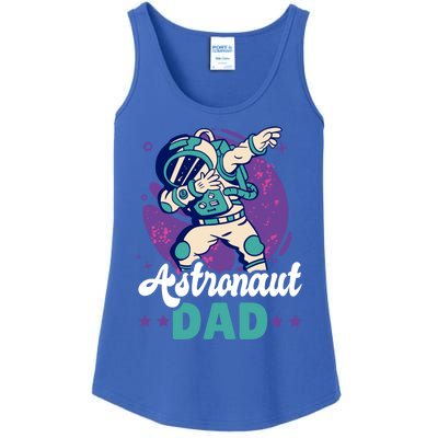 Astronaut Dad For The Galaxy For Father's Day Great Gift Ladies Essential Tank