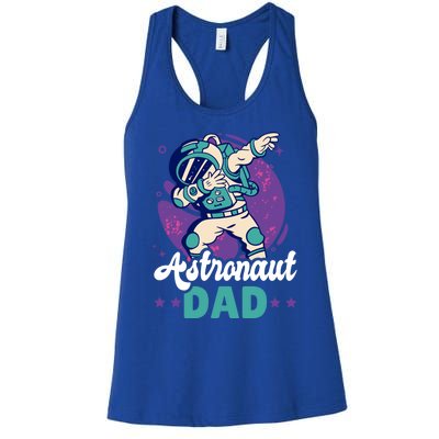 Astronaut Dad For The Galaxy For Father's Day Great Gift Women's Racerback Tank