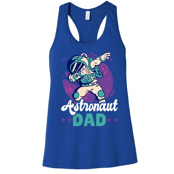 Astronaut Dad For The Galaxy For Father's Day Great Gift Women's Racerback Tank