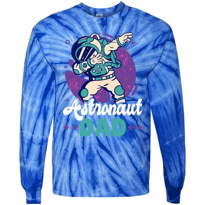 Astronaut Dad For The Galaxy For Father's Day Great Gift Tie-Dye Long Sleeve Shirt