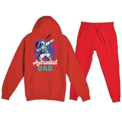 Astronaut Dad For The Galaxy For Father's Day Great Gift Premium Hooded Sweatsuit Set