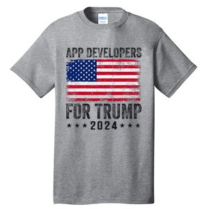 App Developers For Trump 2024 Tall T-Shirt