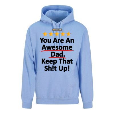 Awesome Dad Funny Gift Idea For Dad Unisex Surf Hoodie