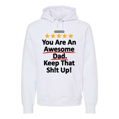 Awesome Dad Funny Gift Idea For Dad Premium Hoodie