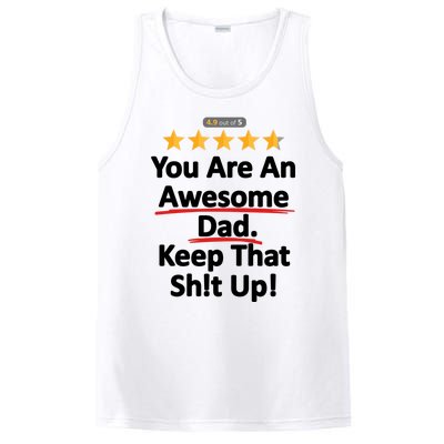 Awesome Dad Funny Gift Idea For Dad PosiCharge Competitor Tank