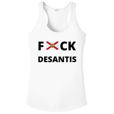 Anti Desantis Florida Ron Must Gone Anti Ron Desantis 2024 Ladies PosiCharge Competitor Racerback Tank