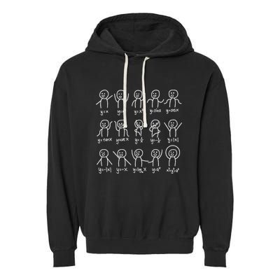Algebra Dance Funny Graph Figures Math Equation Garment-Dyed Fleece Hoodie