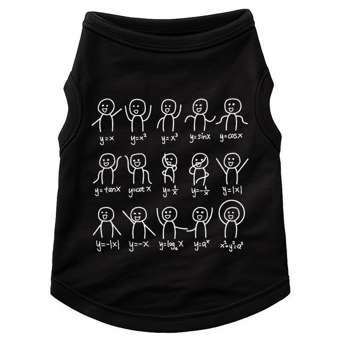 Algebra Dance Funny Graph Figures Math Equation Doggie Tank