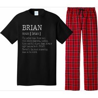 Adult Definition First Name Brian Pajama Set