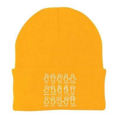 Algebra Dance Funny Graph Figures Math Equation Knit Cap Winter Beanie