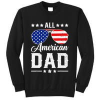 Allamerican Dad Funny Patriotic 4th Of July Sweatshirt