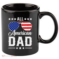 Allamerican Dad Funny Patriotic 4th Of July 11oz C Handle Ceramic Mug