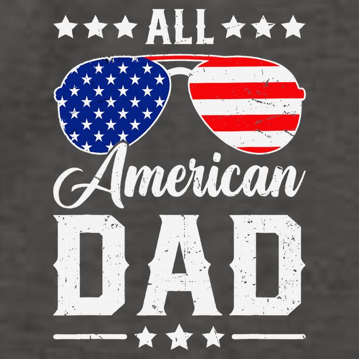 Allamerican Dad Funny Patriotic 4th Of July Vector Backpack
