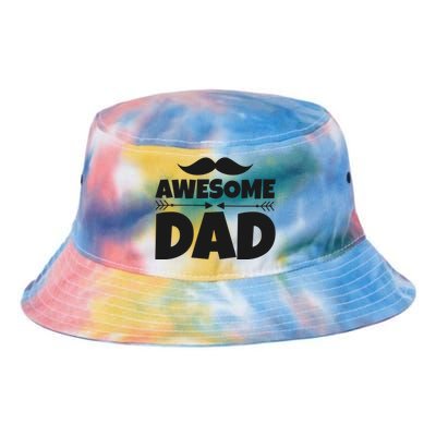 Awesome Dad Father's Day Gift Tie Dye Newport Bucket Hat